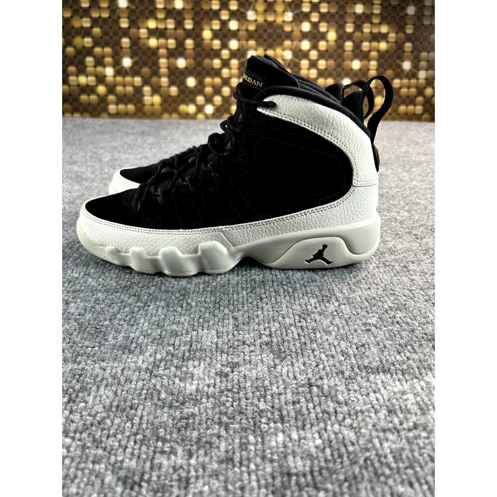 Nike Air Jordan 9 Retro City Of Flight Black White Gold GS Size 6Y W7 - Picture 7 of 12